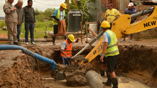 Sameep reparó el Acueducto Norte y normalizó el servicio en Resistencia y Barranqueras