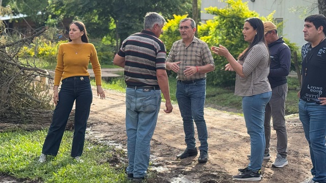 Desarrollo Humano intensifica la asistencia en Colonia Benítez y el sudoeste, tras el temporal pasado