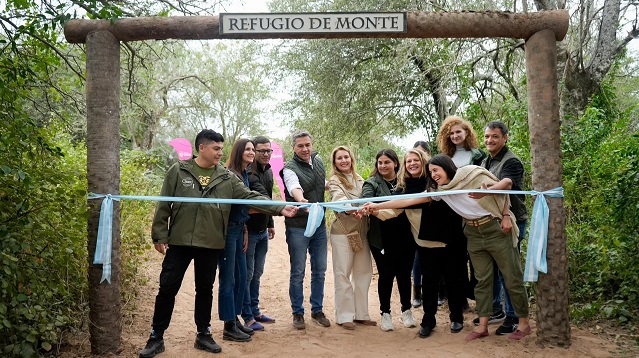 DONDE CRECE EL TURISMO, CRECE EL TRABAJO: SE INAUGUR&Oacute; EL REFUGIO DE MONTE EN LA ARMON&Iacute;A