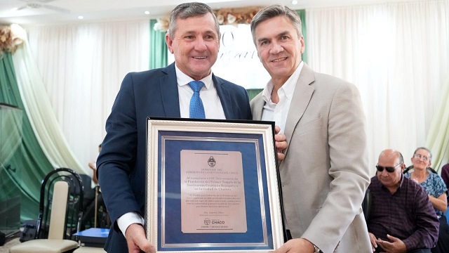 En Charata, el Gobernador Zdero acompa&ntilde;&oacute; el 90&deg; Aniversario de la Iglesia Evang&eacute;lica en Pampa Sommer 