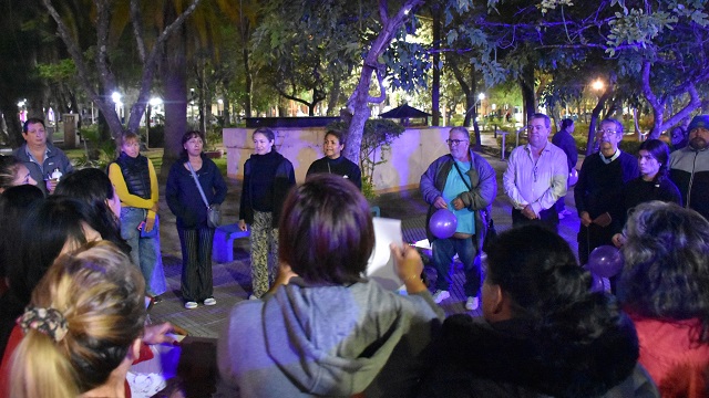 NI UNA MENOS: CONCEJALES PARTICIPARON DE LA CONCENTRACI&Oacute;N EN LA PLAZA CENTRAL DE VILLA &Aacute;NGELA