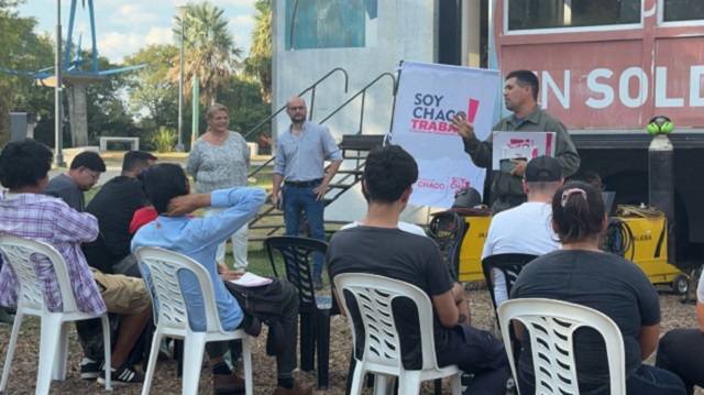 Comenzaron las Capacitaciones en Oficios, a trav&eacute;s de las Aulas Talleres M&oacute;viles 