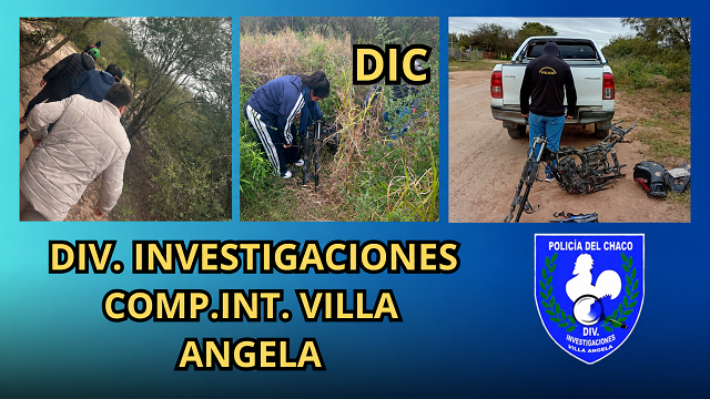 Villa &Aacute;ngela: Recuperan una motocicleta robada y esclarecieron el hecho