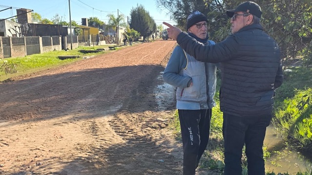 Villa &Aacute;ngela: avanzan los trabajos de mejoramiento vial en el barrio Sargento Cabral