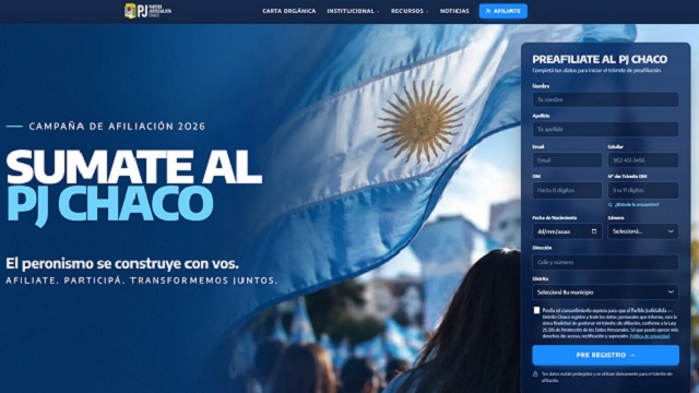El PJ Chaco renov&oacute; su sitio web y habilit&oacute; la preafiliaci&oacute;n digital