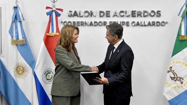 Zdero recibi&oacute; a la Embajadora de Paraguay y se avanza en una agenda estrat&eacute;gica de integraci&oacute;n