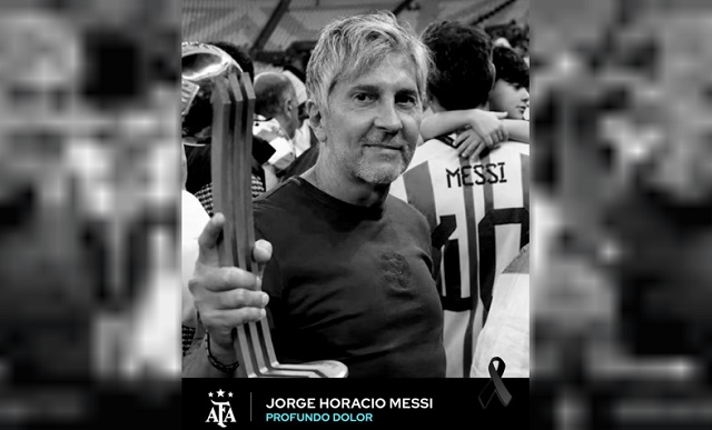 Dolor en el fútbol: murió el padre de Lionel Messi