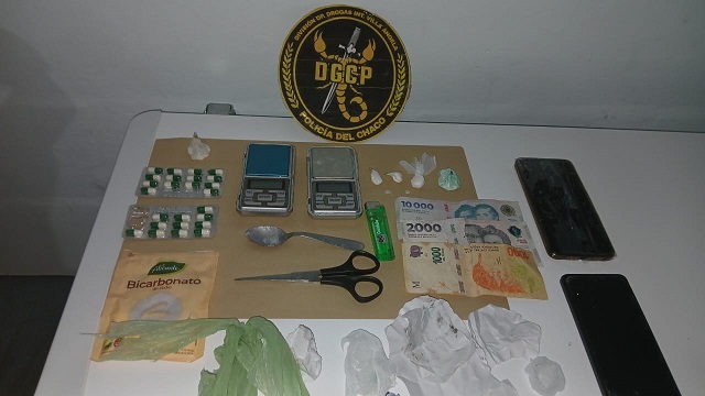 Villa &Aacute;ngela: Allanamiento antidrogas finaliz&oacute; con un aprehendido y secuestro de coca&iacute;na