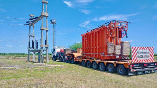 Castelli: Secheep recibi&oacute; un nuevo transformador que fortalecer&aacute; el suministro el&eacute;ctrico en la regi&oacute;n 