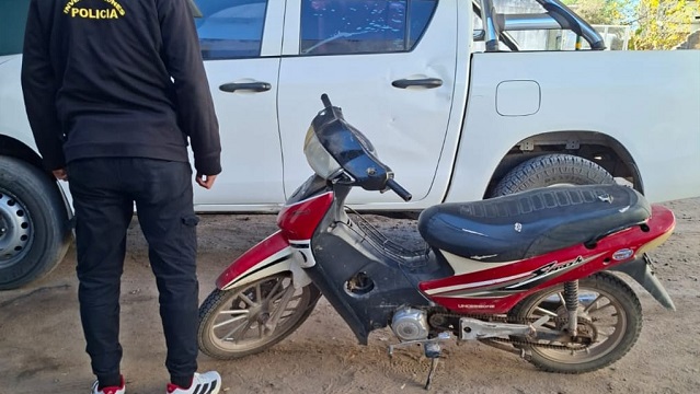 Investigaciones recuper&oacute; una motocicleta sustra&iacute;da del Hospital local 