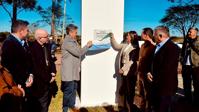 Zdero y Panzardi ratificaron el trabajo conjunto en el 138° Aniversario de Laguna Blanca