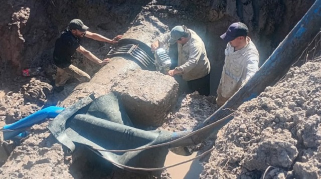 SAMEEP REPAR&Oacute; EL PRIMER ACUEDUCTO DEL INTERIOR ENTRE S&Aacute;ENZ PE&Ntilde;A Y VILLA &Aacute;NGELA Y EL SERVICIO SE NORMALIZA PROGRESIVAMENTE