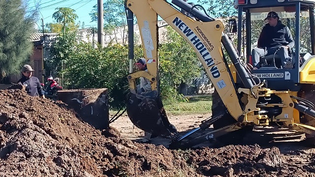 Villa &Aacute;ngela: El Municipio avanza con mejoras en el barrio CGT