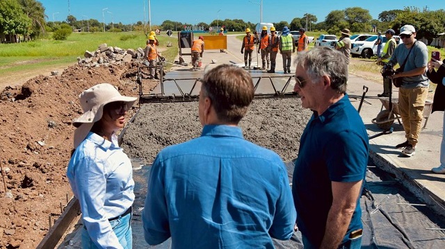 El Gobernador Zdero inspeccion&oacute; las Obras de reparaci&oacute;n en la Ruta Provincial N&deg; 9