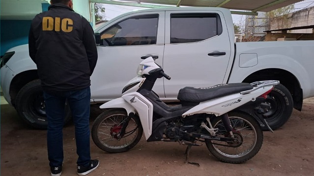 Villa &Aacute;ngela: Investigaciones secuestr&oacute; una motocicleta con documentaci&oacute;n ap&oacute;crifa