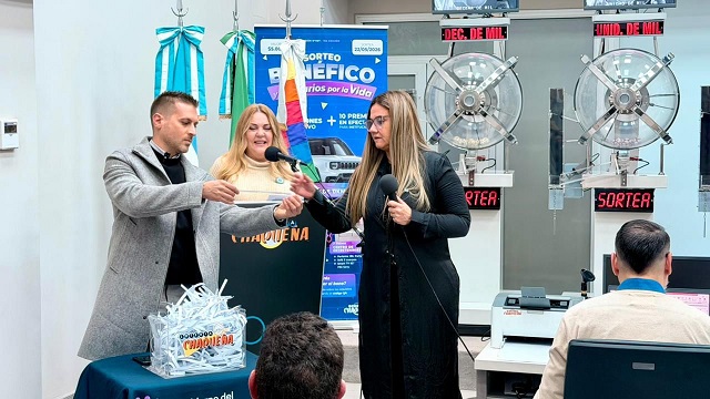 LOTER&Iacute;A CHAQUE&Ntilde;A FORTALECI&Oacute; A 280 ENTIDADES CIVILES CON EL SORTEO BEN&Eacute;FICO Y SOLIDARIO