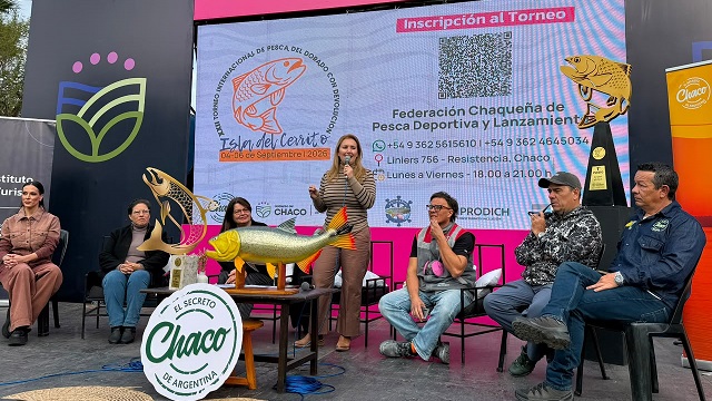 CHACO PRESENTÓ EL TROFEO QUE SERÁ EL NUEVO SÍMBOLO DEL TORNEO INTERNACIONAL DEL DORADO