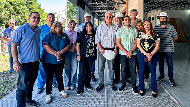 Con Fondos Provinciales avanzan las obras en el Hospital de Vila &Aacute;ngela