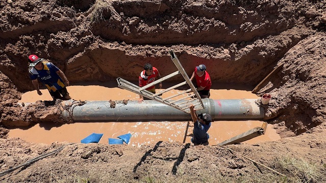 Sameep reparó el acueducto norte y normaliza el servicio de agua en Resistencia y localidades cercanas
