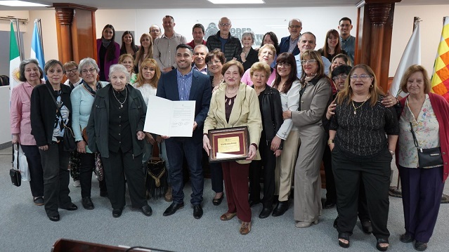 Joaqu&iacute;n Garc&iacute;a impuls&oacute; el reconocimiento de la Legislatura a Griselda Morand por su trayectoria cultura